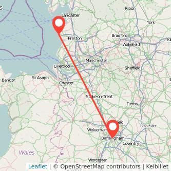 cheapest coach from birmingham to blackpool